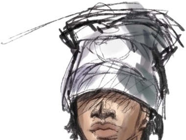 Silver beanie